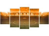 70CM 150CM OBRAZ 5 ELEM STADION BLASKU SŁOŃCA ŚCIENNY
