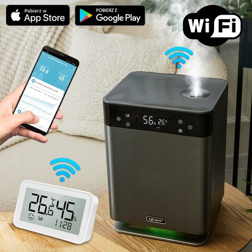 5w1 Nawilżacz powietrza Oczyszcza Jonizator Yoer AUTOMATYCZNY +Aromaterapia na Arena.pl