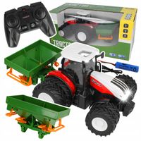 Traktor Rolniczy dla Dzieci Zdalnie Sterowany R/C Rozsiewacz do Nawozów 3+