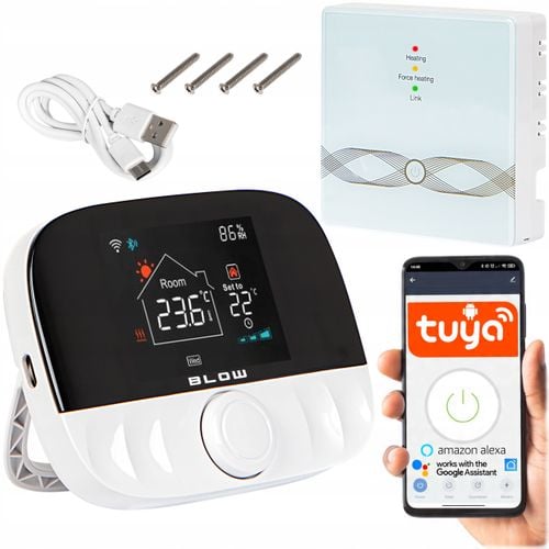 STEROWNIK DO PIECA TUYA OGRZEWANIA PIECA KOTŁA WIFI MODUŁ RF TERMOSTAT USB na Arena.pl