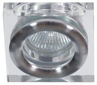 SK-82 CH/TR MR16 1x50W chrom opr. strop. dekoracyjna kwadratowa transparent