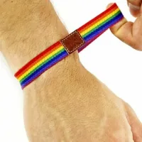 pride bransoletka gumowa regulowana kolory flagi luksusowa