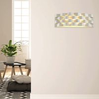 Kinkiet LAMPA ścienna VERIGO MB1401L Italux modernistyczna OPRAWA metalowa LED 6W 3000K art deco biała