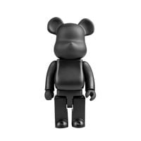 Miś Bearbrick 400% figurka do wnętrza 28cm czarny kolekcjonerska