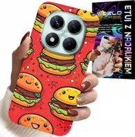 ETUI DO XIAOMI NOTE 14 PRO+ 5G - SŁODKIE UŚMIECHNIĘTE BURGERY POKROWIEC