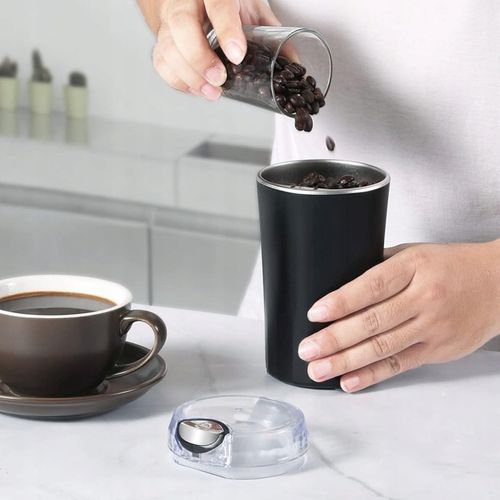 MŁYNEK DO MIELENIA KAWY ZIAREN CUKRU ITP. ELEKTRYCZNY MOCNY 200W 6 OSTRZY na Arena.pl