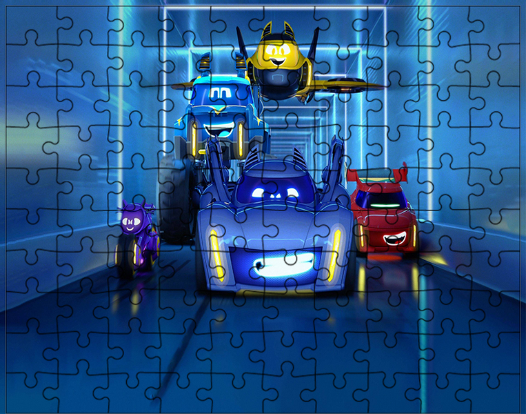 Puzzle Batwheels zdjęcie 1