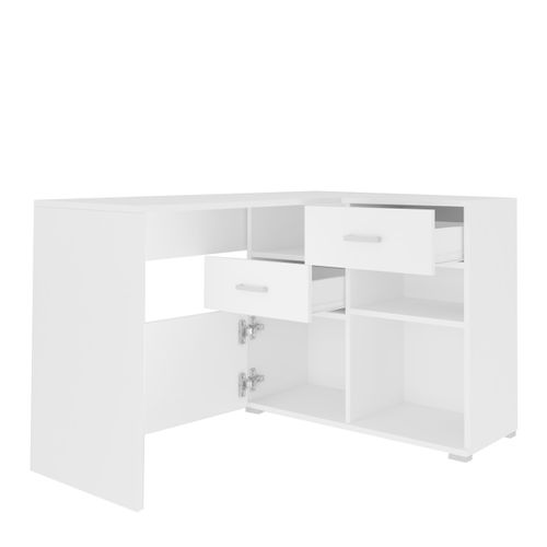 Biurko narożne ABS N4 białe na Arena.pl