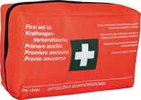 apteczka pierwszej pomocy / pk-mot / asam - materiałowa din 13164