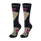 Damskie Skarpety Narciarskie BRUBECK MERINO WOOL ZIMOWE TERMICZNE WEŁNA