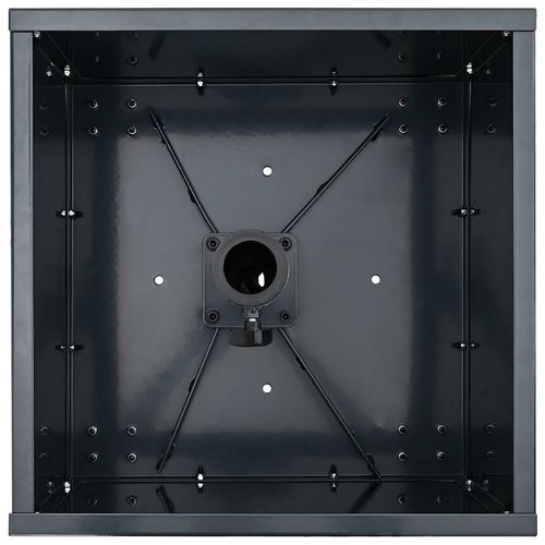 Podstawa Parasolowa z Donicą Antracyt 45 x 45 x 45 cm Stal na Arena.pl