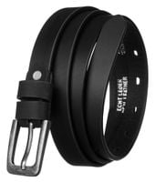 pasek skórzany szeroki lady no.2 black 120