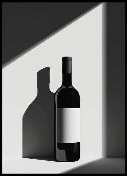 Plakat 50x70cm Butla Wina zdjęcie 2