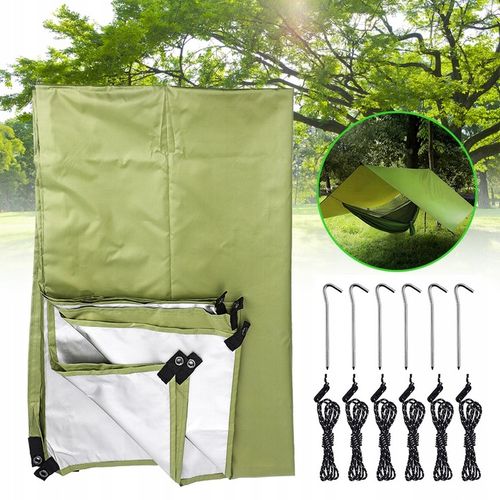 PLANDEKA NAMIOTOWA 3 X 3 M, PLANDEKA NA HAMAK, WODOSZCZELNA, NA KEMPING na Arena.pl