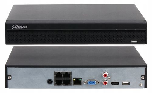 Zestaw Monitoringu IP DAHUA 2x Kamera 8Mpx Dual Light Rejestrator 4ch PoE na Arena.pl