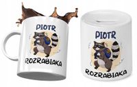 Dla Piotra Zestaw Kubek+ Skarbonka Dla Dziecka Z Nadrukiem Ze Zdjęciem