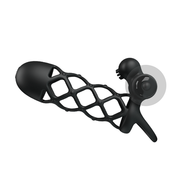 PRETTY LOVE -PENIS SLEEVE I, 10 vibration functions zdjęcie 5