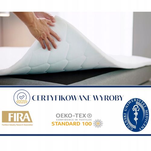 Materac nawierzchniowy 9 stref nakładka na materac 140x200 masujący na Arena.pl