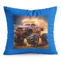 PODUSZKA NIEBIESKA PREZENT - AUTO MONSTER TRUCK