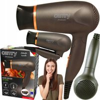 SUSZARKA DO WŁOSÓW TURYSTYCZNA SKŁADANA 1400W MOCNA KOMPATKOWA NA WYJAZDY