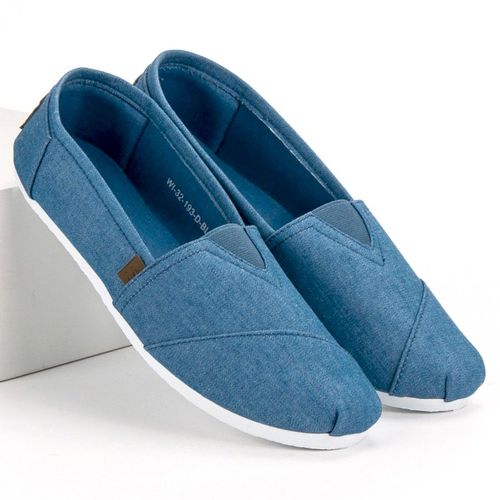 Błękitne Trampki Slip On r.41 na Arena.pl