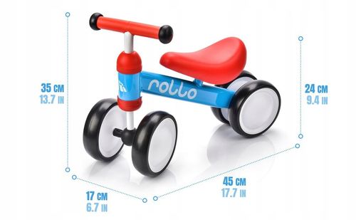 ROWEREK BIEGOWY STABILNY Meteor Rollo 12m+ na Arena.pl