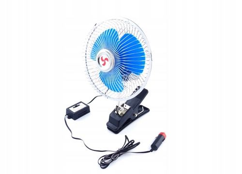 X1V71 WIATRAK WENTYLATOR SAMOCHODOWY OBROTOWY KLIP na Arena.pl