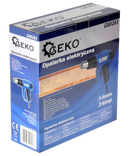 OPALARKA ELEKTRYCZNA 2000W 3 BIEGI DYSZE REGULACJA na Arena.pl