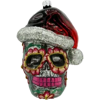 Bombka choinkowa szklana: Czaszka Meksykańska