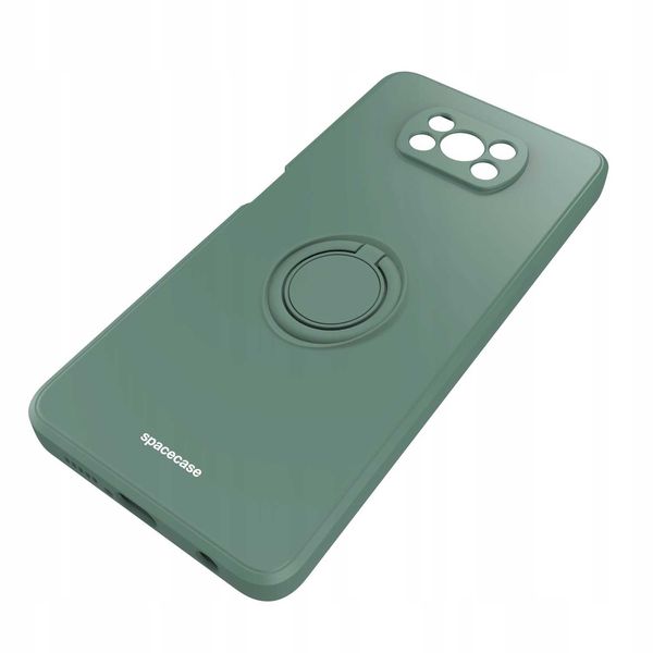 Spacecase Silicone Ring Poco X3 Pro/Nfc Dark Green zdjęcie 4