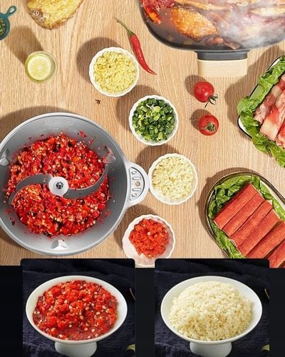 ROZDRABNIACZ DO ŻYWNOŚCI 2 PRĘDKOŚCI 1.8L SIEKACZ DO OWOCÓW WARZYW na Arena.pl