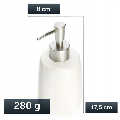 Dozownik Na Mydło Płyn Pojemnik Biały 2 x 400ml na Arena.pl