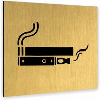 Tabliczka DOWOLNY PIKTOGRAM Tablica nierdzewna ALUMINIUM ZŁOTA