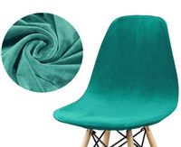 POKROWIEC NA KRZESŁO SKANDYNAWSKIE WELUR PREMIUM AKSAMIT ELASTYCZNY