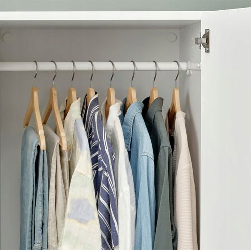 WIESZAK NA UBRANIA DREWNIANY NATURALNY DĄB IKEA BUMERANG 8 SZT. na Arena.pl