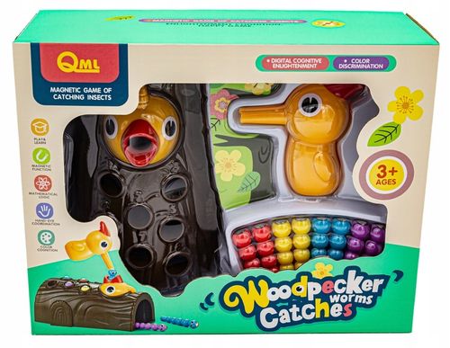 Gra Zręcznościowa Magnetyczna Dzięcioł Robaczki na Arena.pl