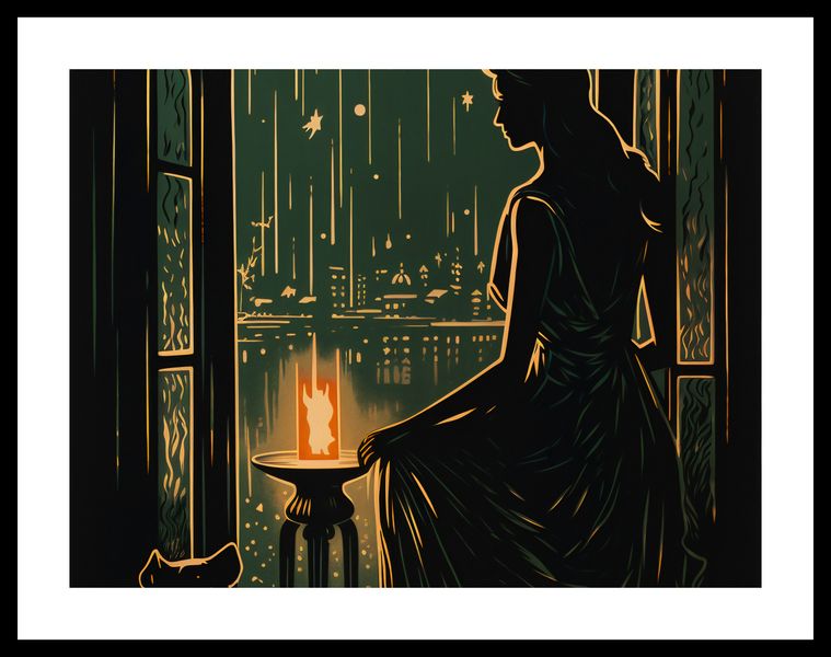 Plakat 40x30cm Nocne Szeptanie zdjęcie 3