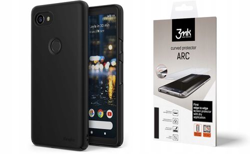 ETUI RINGKE SLIM GOOGLE PIXEL 2 XL + FOLIA 3MK ARC na Arena.pl