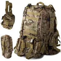 Plecak wojskowy taktyczny survival militarny 48,5 l o dużej pojemności i trwałości