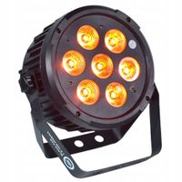 Reflektor Light4me Black PAR 7x10W RGBWA LED