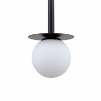 Lampa wisząca Roma LP-1345/1P BK Light Prestige mleczna kula szklana