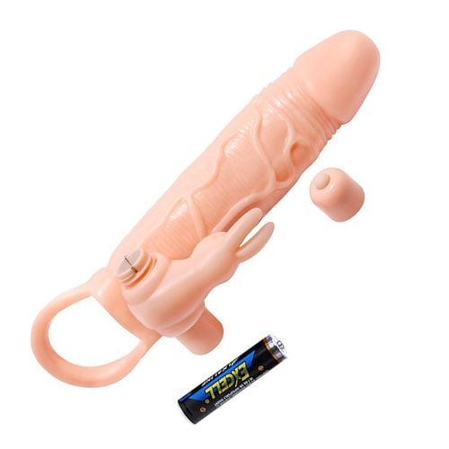 przedłużka na penisa z wibracjami i stymulatorem łechtaczki, 10 trybów. na Arena.pl