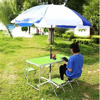 STÓŁ SKŁADANY WALIZKA CATERINGOWY TURYSTYCZNY MOCNY 120cm GRATIS 4 KRZESŁA