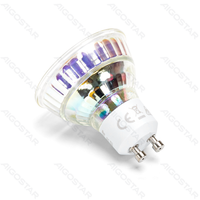 Żarówki LED GU10 4,5W 3000K szklane COB 2 sztuki w blistrze do salonu