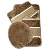 Dywaniki łazienkowe trzyczęściowe podgumowane mix