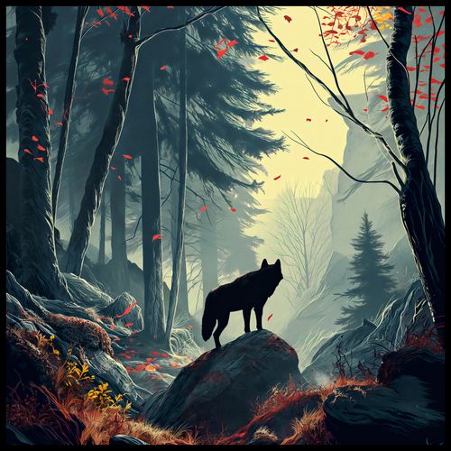 Plakat 70x70cm Leśne Echa na Arena.pl