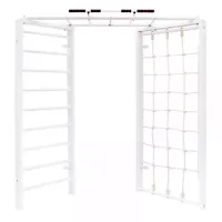 Drabinka gimnastyczna narożna biały Karussell