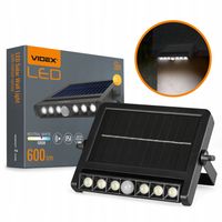 2 x LAMPA solarna z CZUJNIKIEM RUCHU ZMIERZCHU naświetlacz LED VIDEX 2Ah 60