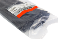 Opaska zaciskowa 4,8x370 [mm] a'100 CZARNA