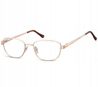 Okulary Oprawki KOREKCYJNE zerówki Optyczne flexy Unisex SUNOPTIC Złote